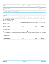 Form 08MA011E Assessment of Assets - Oklahoma, Page 6