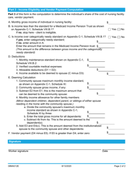 Form 08MA012E Title Xix Work Sheet - Oklahoma, Page 2