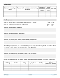 Form 08MA022E Medical Social Summary - Oklahoma, Page 3