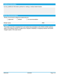 Form 08MA022E Medical Social Summary - Oklahoma, Page 4