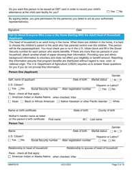 Form 08MP001E Request for Benefits - Oklahoma, Page 5