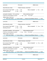 Form 08MP002E Eligibility Information for Benefits - Oklahoma, Page 2