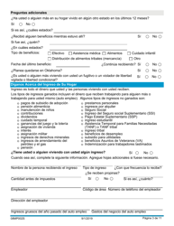 Formulario 08MP002S Informacion De Elegibilidad Para Beneficios - Oklahoma (Spanish), Page 3