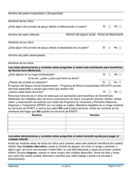 Formulario 08MP002S Informacion De Elegibilidad Para Beneficios - Oklahoma (Spanish), Page 8