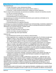 Formulario 08MP003S (FSS-1-B) Derechos, Responsabilidades Y Firma Para Beneficios - Oklahoma (Spanish), Page 3