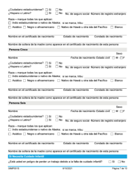 Formulario 08MP001S &quot;Solicitud De Beneficios&quot; - Oklahoma (Spanish), Page 7