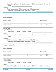 Form 08TW010E Employer Contact List - Oklahoma, Page 5