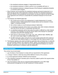 Form 08TW017E Subsidized Employment Program (Sep) Contract - Oklahoma, Page 2