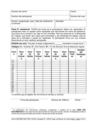 Formulario 08TW013S (TW-13-SV) Reporte Del Progreso Y El Tiempo - Oklahoma (Spanish), Page 3