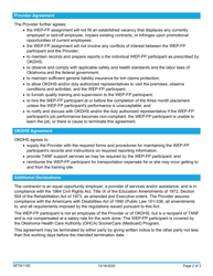 Form 08TW115E (TW-15A) For-Profit Training Agreement - Work Experience Program - Oklahoma, Page 2