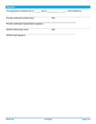 Form 08TW115E (TW-15A) For-Profit Training Agreement - Work Experience Program - Oklahoma, Page 3