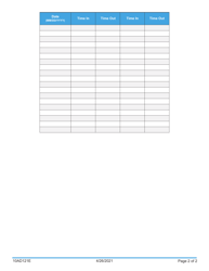 Form 10AD121E (ADM-12-S) Child Care Claim - Oklahoma, Page 2