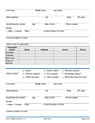 Form 15GN001E (OCA-1) Intake Referral - Office of Client Advocacy - Oklahoma, Page 3