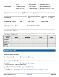 Form 15GN001E (OCA-1) Intake Referral - Office of Client Advocacy - Oklahoma, Page 5