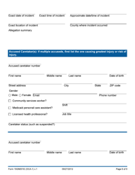 Form 15GN001E (OCA-1) Intake Referral - Office of Client Advocacy - Oklahoma, Page 6