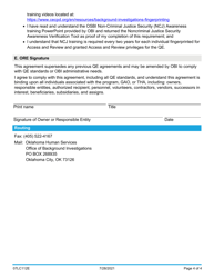 Form 07LC112E Qualified Entity Application and Agreement - Oklahoma, Page 4