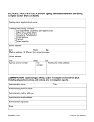 Form 15IV011E (OCA INV-2) Designation of Contact Person for Client Investigations - Oklahoma, Page 2