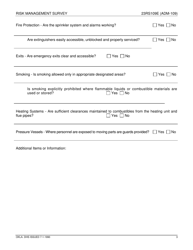 Form 23RS109E (ADM-109) Risk Management Survey - Oklahoma, Page 3