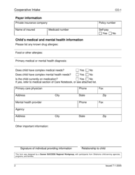 Form CO001 Cooperative Intake - Oklahoma, Page 2