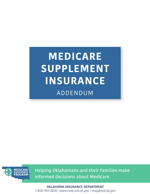 Consent Form - Medicare Supplement Insurance - Oklahoma Download Pdf