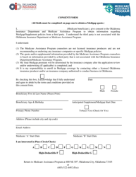 Consent Form - Medicare Supplement Insurance - Oklahoma, Page 6