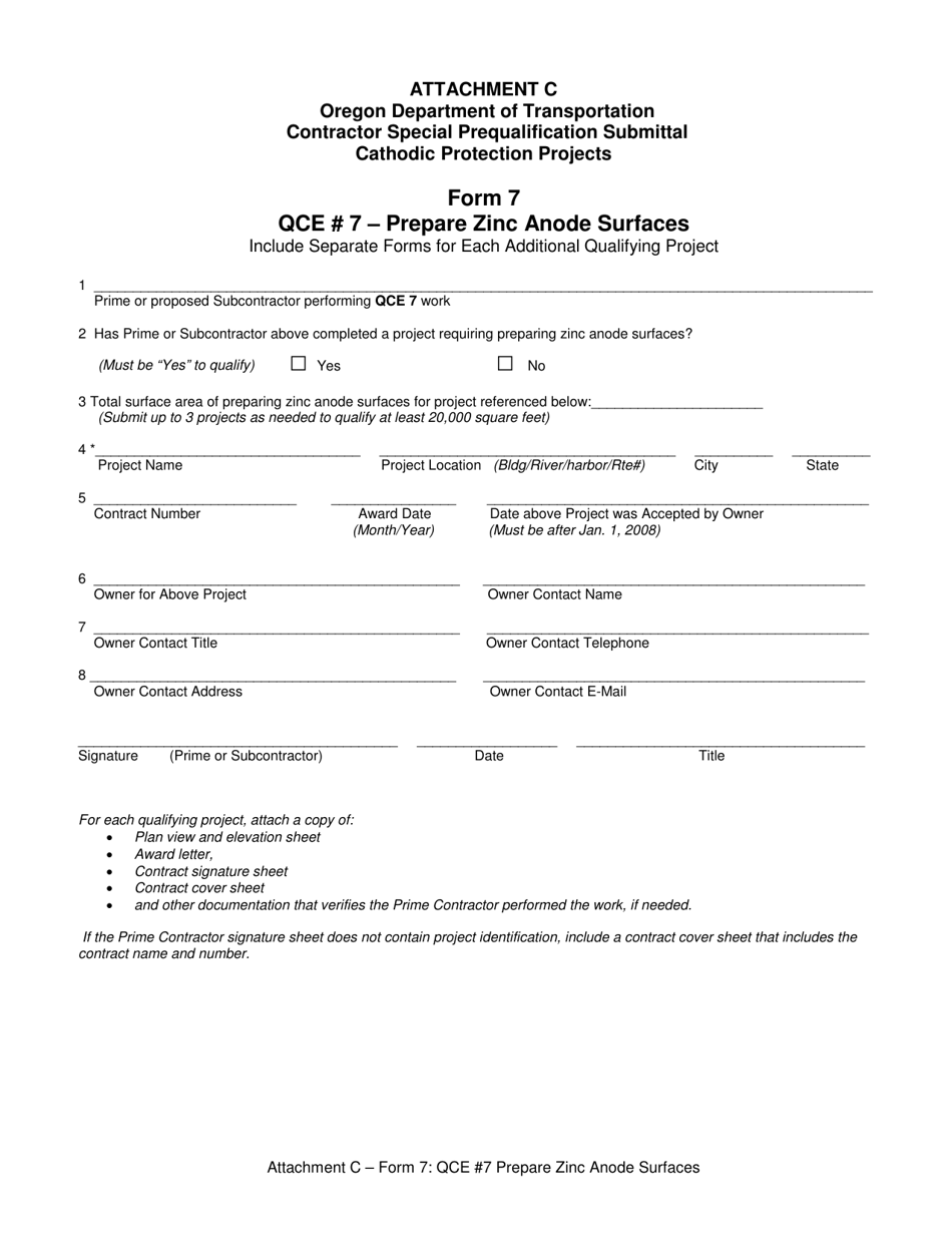 Form 7 Attachment C - Fill Out, Sign Online and Download Fillable PDF ...