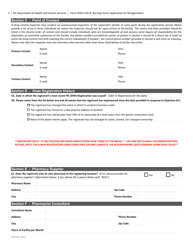 Form DHHS226-B Nursing Home Application for Renewal - North Carolina, Page 2