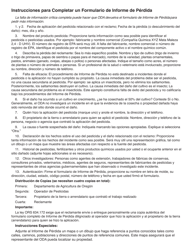 Informe De Perdida Presuntamente Causada Por El Uso De Insecticidas, Herbicidas, Fungicidas Y Otros Pesticidas - Oregon (Spanish), Page 2