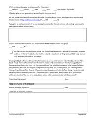 Permit for Project Work in South Slough National Estuarine Research Reserve - Oregon, Page 4