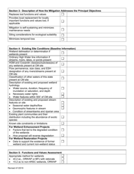 Mitigation Plan Checklist - Oregon, Page 2