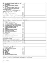 Mitigation Plan Checklist - Oregon, Page 3