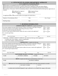 Waterway Lease Application Form - Oregon, Page 3