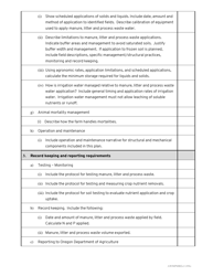 Cafo Animal Waste Management Plan (Awmp) or Nutrient Management Plan (Nmp) Minimum Required Elements Worksheet - Oregon, Page 3
