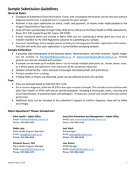 Cannabis Pest &amp; Disease Diagnostic Request Form - Oregon, Page 2