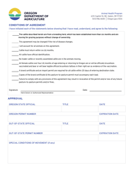 Form 3238 Pasture-To-Pasture Movement Permit - Oregon, Page 3