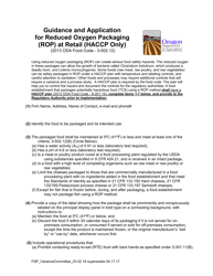 Reduced Oxygen Packaging (Rop) Haccp Only Packet - Oregon, Page 2