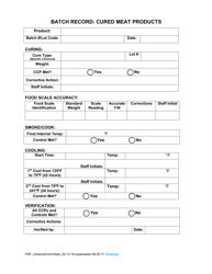 Variance Packet for Reduced Oxygen Packaged (Rop) and Cured Food - Oregon, Page 12