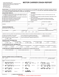 Form 735-32 Oregon Traffic Accident and Insurance Report - Oregon, Page 6