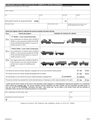 Form 735-7390 Oregon Application for Military Skills Test Waiver - Oregon, Page 2