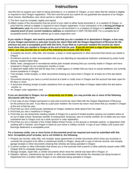 Form 735-7182 Certification of Oregon Residency or Domicile - Oregon, Page 2