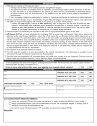Form 735-11 &quot;Vehicle Identification Number (Vin) Inspection Form&quot; - Oregon, Page 2
