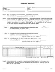 Subscriber Application - Oregon, Page 2