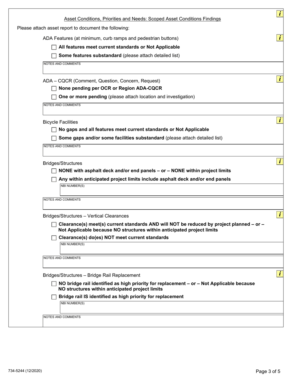 Form 734-5244 1r / 3r Record of Decisions Documentation - Oregon, Page 3