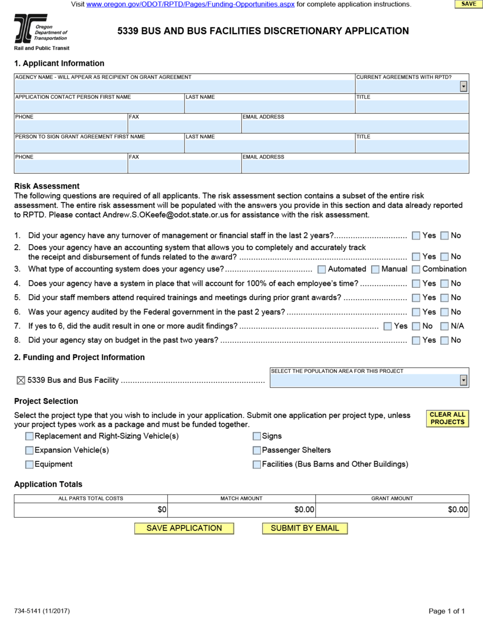 Form 734-5141 - Fill Out, Sign Online and Download Fillable PDF, Oregon ...