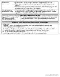 Form MSC3010 Authorization for Disclosure, Sharing and Use of Individual Information - Oregon, Page 4