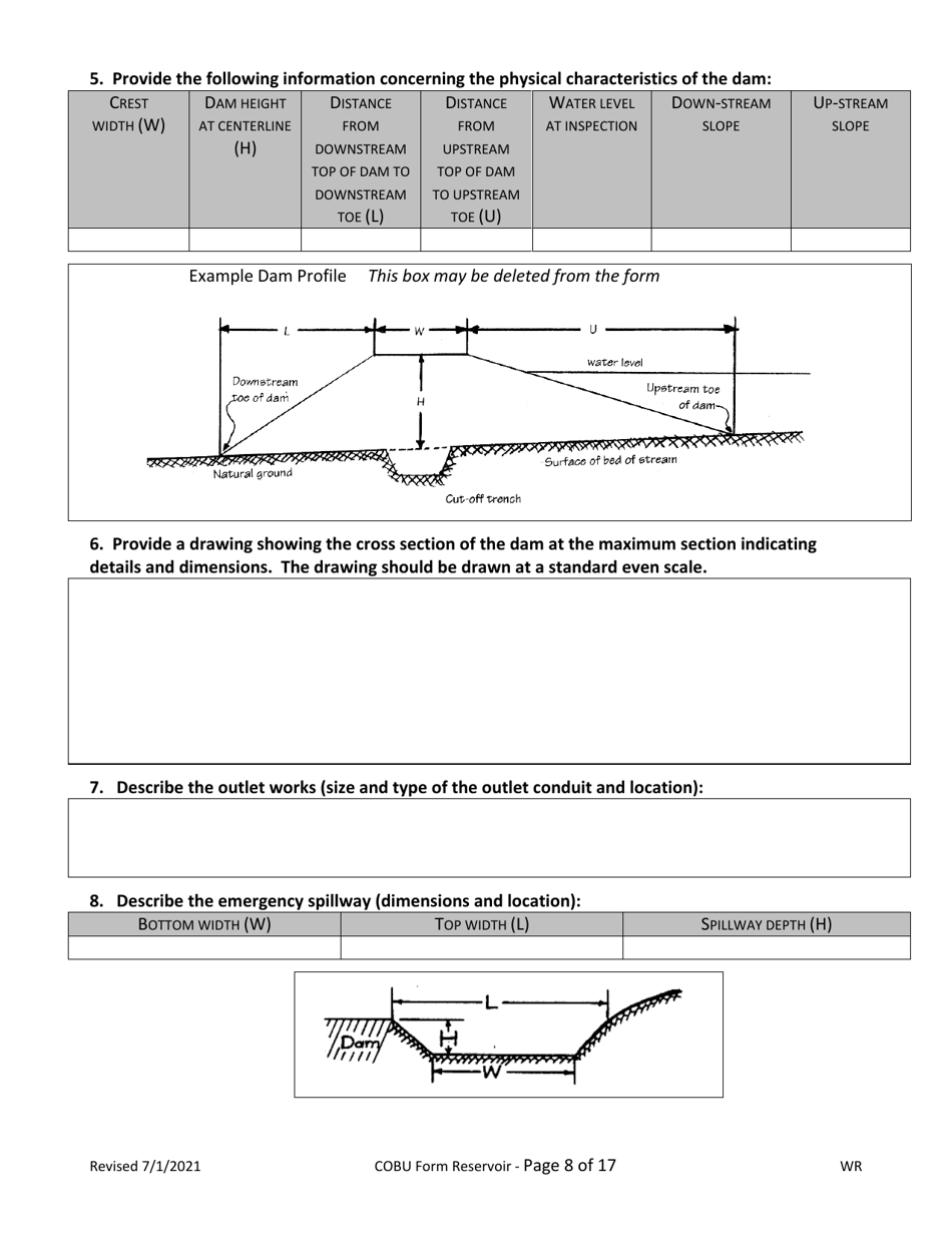 Claims of Beneficial Use for Reservoir Permits by Cwres (Not Self-certified) - Oregon, Page 8