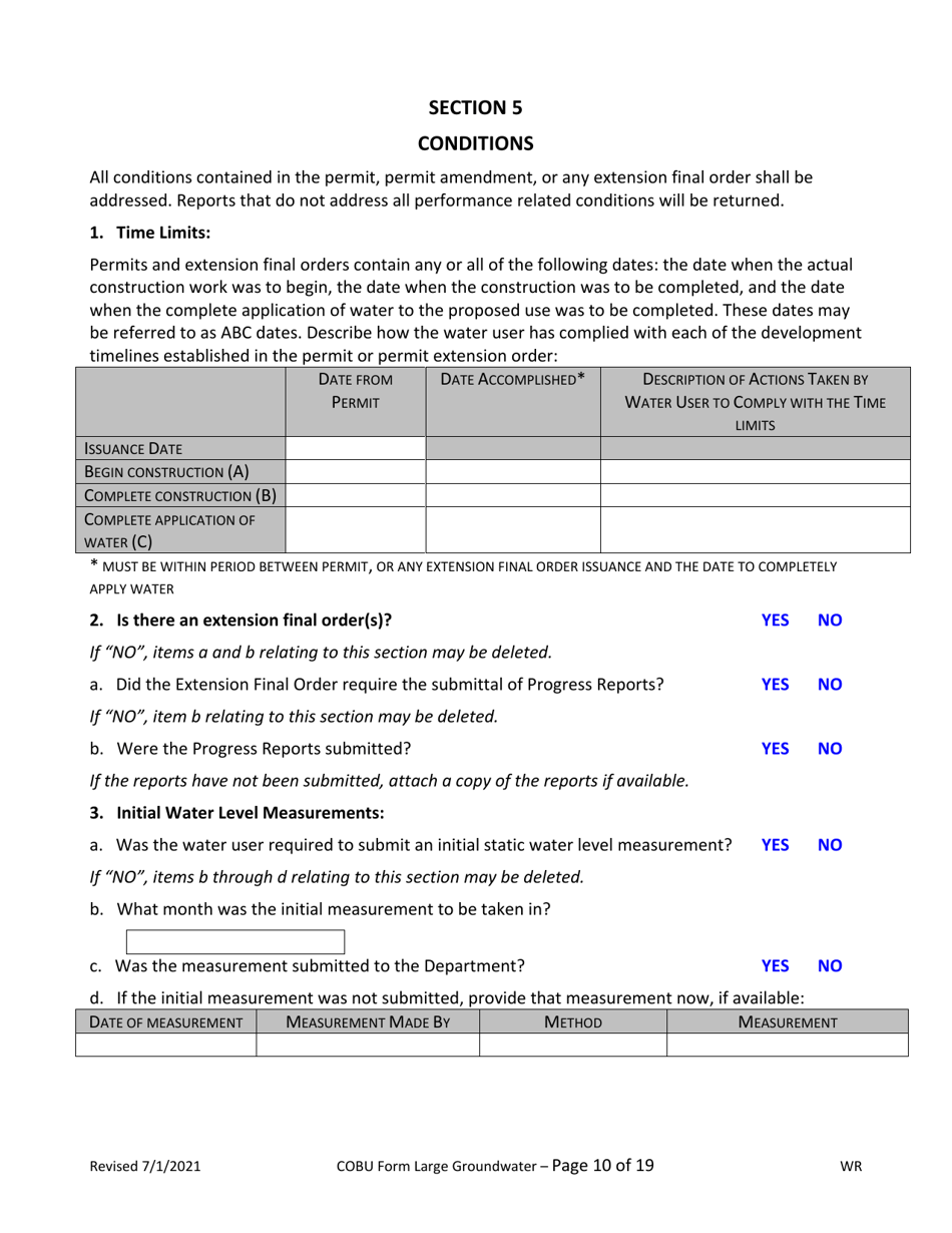 Claims of Beneficial Use for Groundwater Permits (Claiming More Than 0.1 Cfs) - Oregon, Page 10