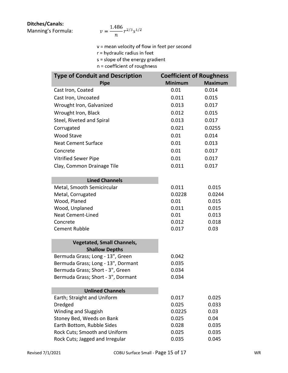 Claims of Beneficial Use for Surface Water Permits Claiming 0.1 Cfs or Less - Oregon, Page 15