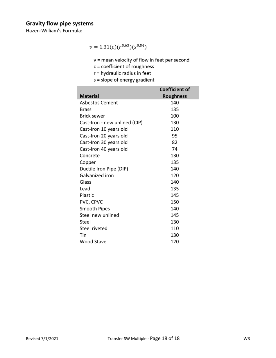 Claims of Beneficial Use for Transfer With Multiple Changes - Surface Water - Oregon, Page 18