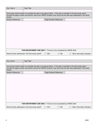 Final Report Form - Feasibility Study Grants - Oregon, Page 4